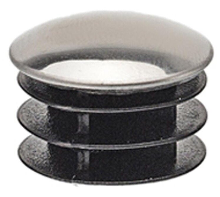 Заглушка для труб Element / Элемент плоская из стали цвет хром 2шт. / крепеж и фурнитура