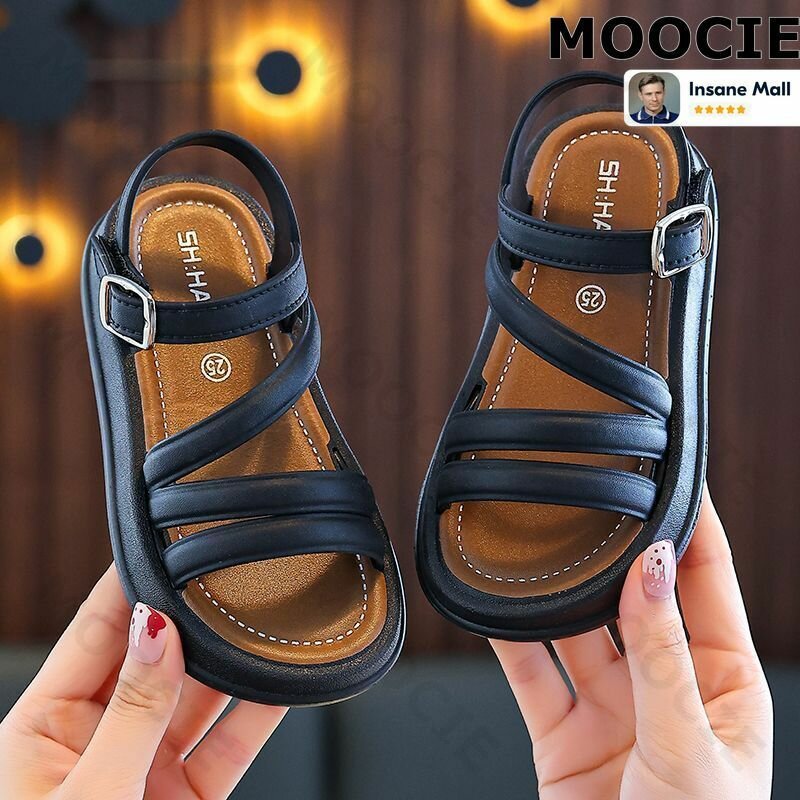 Босоножки MOOCIE, размер Внутренняя длина 16,5 см, черный