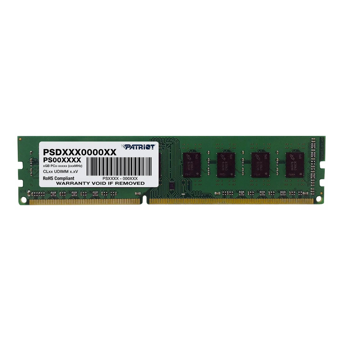 Оперативная память Patriot Memory PSD34G133381, 4 Гб, DDR3, 1333 МГц