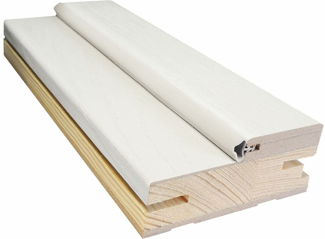 Коробка дверная телескопическая Decor 1005 Белый (комплект 2.5 шт.)