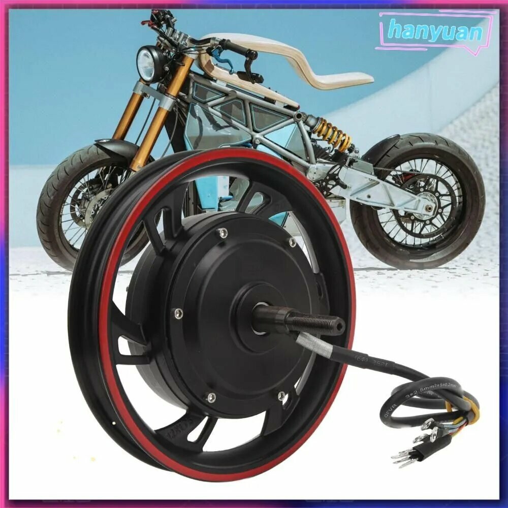 Мотор-колесо 12 дюймов мощный и бесшумный для электрических мотоциклов и скутеров