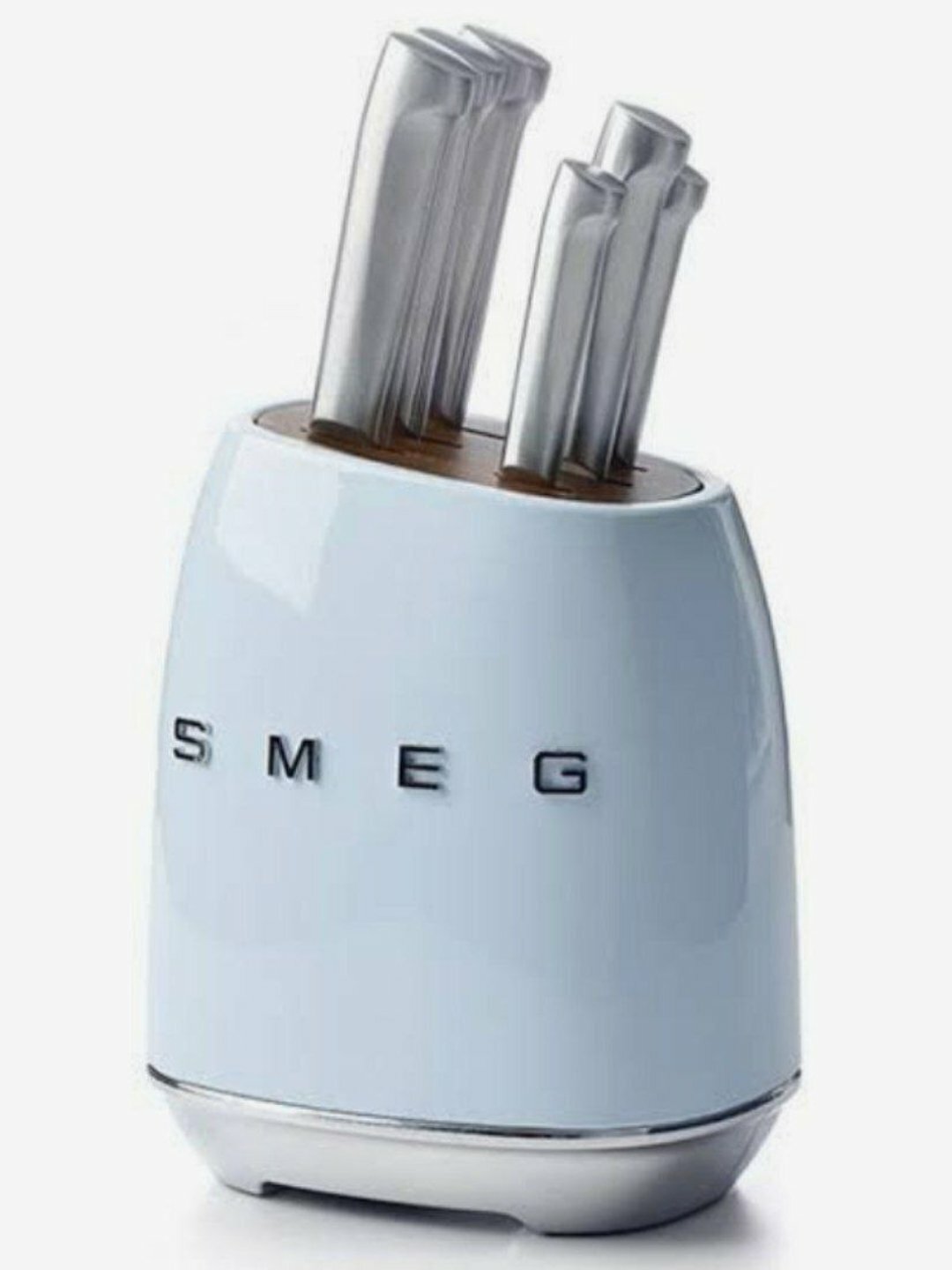 Набор ножей SMEG, нержавеющая сталь, эргономичная ручка, ретро дизайн