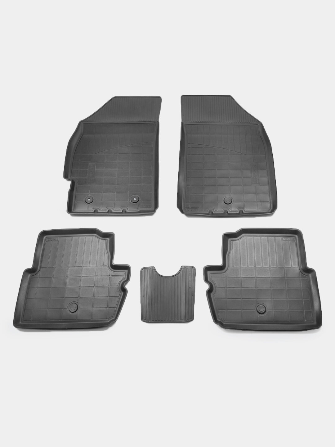 Коврики салона Poliplast Chevrolet Spark, для салона, с бортиками