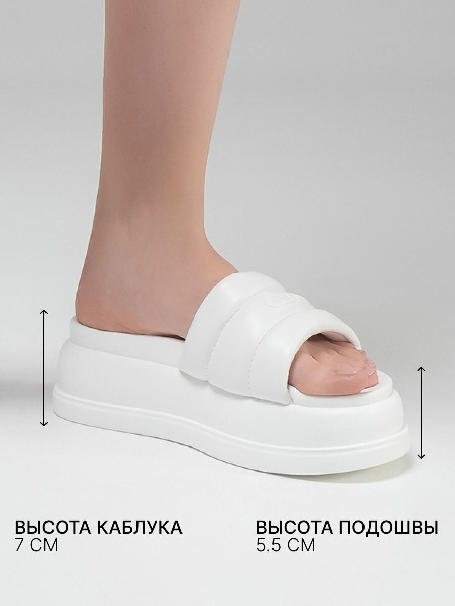 Сабо T.Taccardi, размер 38, белый — фото 1