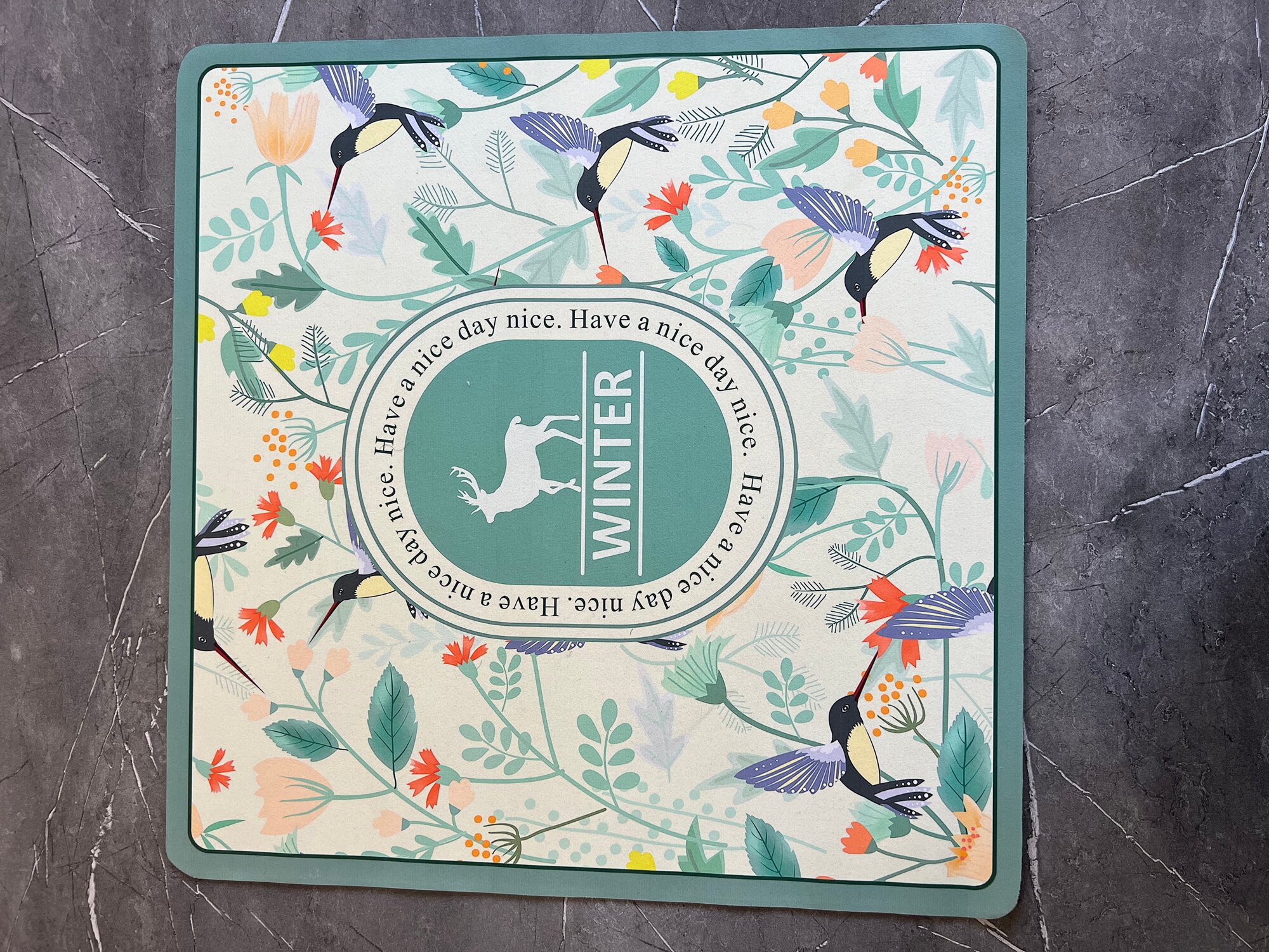 Коврик для ванной, кухни, детской комнаты и туалета, противоскользящий 60x60