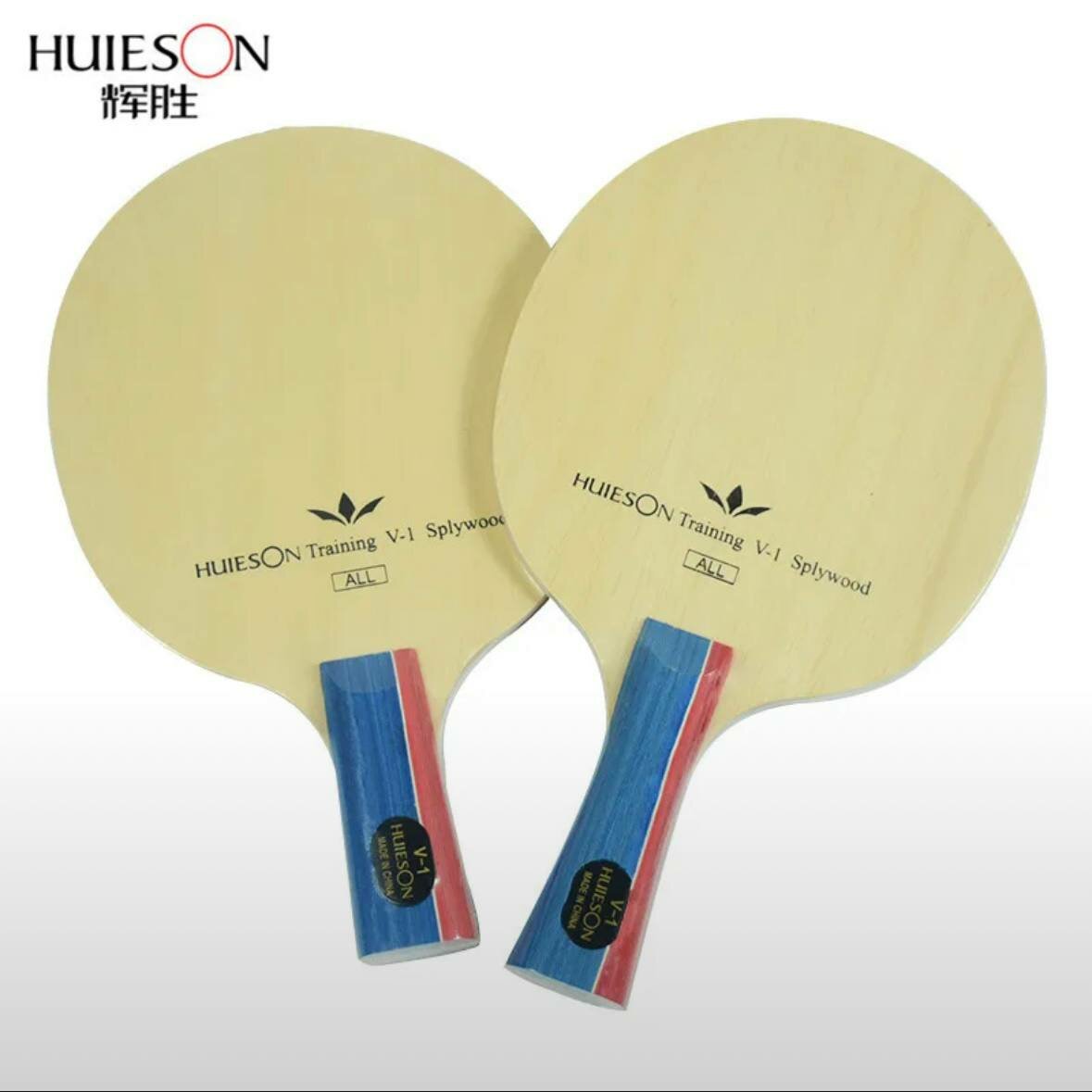 Основание ракетки Huieson "V-1", дерево, 3 слоя, для начинающих и продвинутых игроков — фото 1
