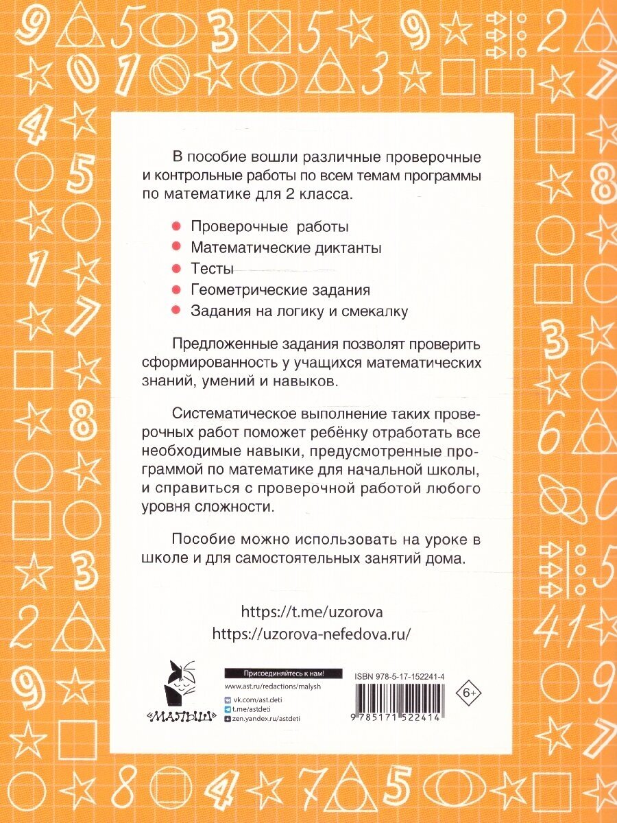 Математика 2 класс. Проверочные и контрольные работы - фото №5