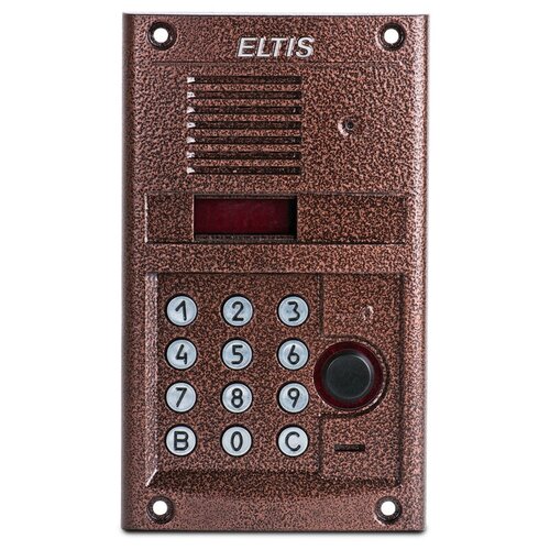 dp303 rdc16 блок вызова домофона eltis Вызывная (звонковая) панель на дверь ELTIS DP300-RDC24 медь медь