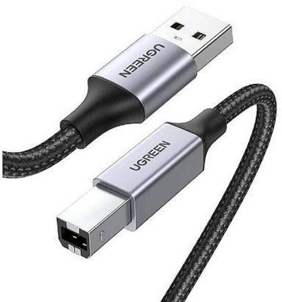 Аксессуар Ugreen US369 USB-A - USB-B 1m Black 80801