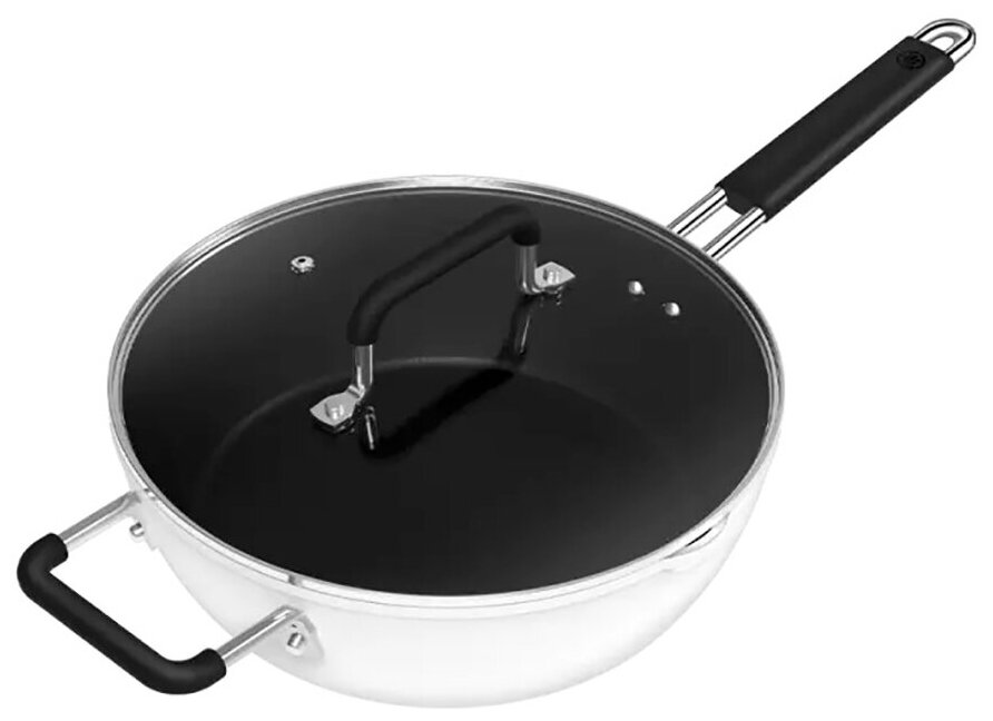 Сковорода Zhiwu Cooking Frying Pan GJC03CM (White/Белый) - фотография № 1