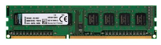  DIMM DDR3 4gb 1600Mhz Kingston (Original) KVR16N11S8H/4 .