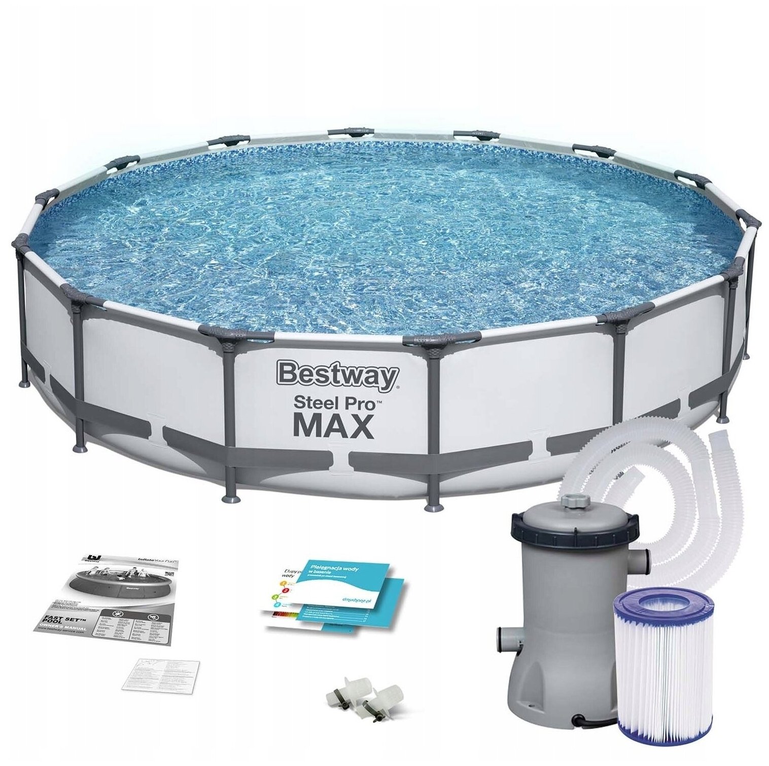 Бассейн каркасный Bestway Steel Pro Max Pools 305х76см +насос - фотография № 4