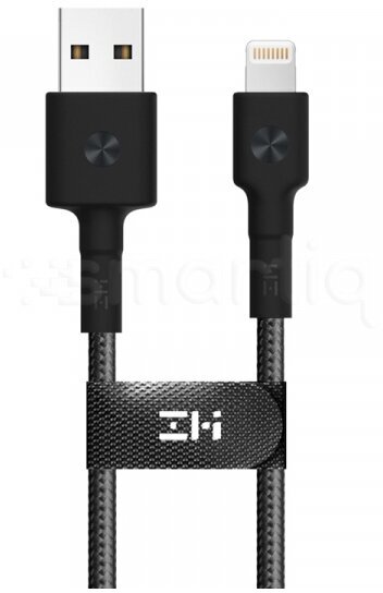 Кабель Xiaomi ZMI AL823 USB - Lightning MFi 30cm Black - фото №7