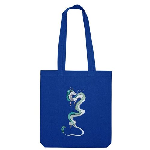 Сумка шоппер Us Basic, синий сумка дракон хаку зеленый
