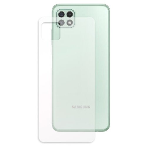 Гидрогелевая пленка LuxCase для Samsung Galaxy A22S 5G 0.14mm Transparent Back 89751 защитная гидрогелевая пленка luxcase для samsung galaxy a22s 5g на экран и заднюю поверхность глянцевая