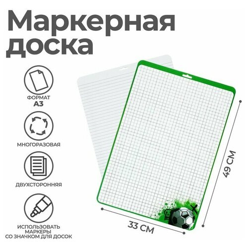 Доска маркерная A3 (49 х 33 см) Calligrata 