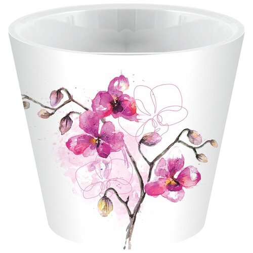 Горшок для цветов InGreen London Orchid Deco, 1,6 л, фуксия