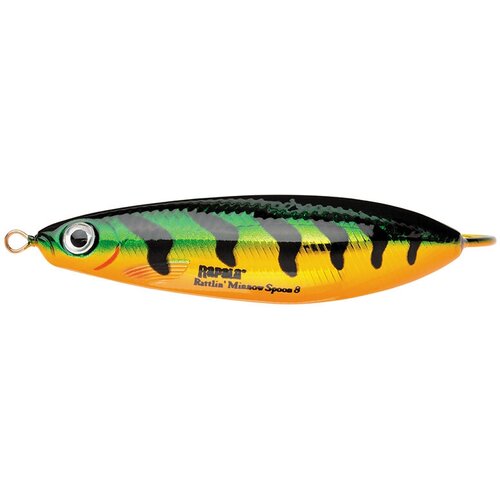 незацепляйка rapala rattlin minnow spoon rmsr08 flp Колеблющаяся блесна Rapala Minnow Rattlin Spoon RMSR (RMSR08 /FLP)