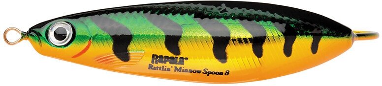 Rapala, Блесна Rattlin' Minnow Spoon RMSR08, FLP