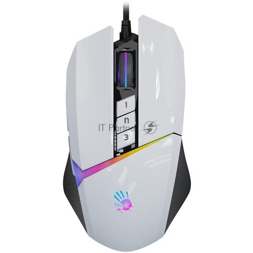 Мышь A4Tech Bloody W60 Max белый оптическая 10000dpi USB 10but 418000₽