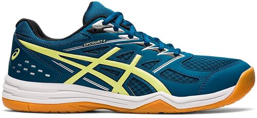 Кроссовки ASICS UPCOURT 4, размер 10.5US (44.5EU), бирюзовый, желтый