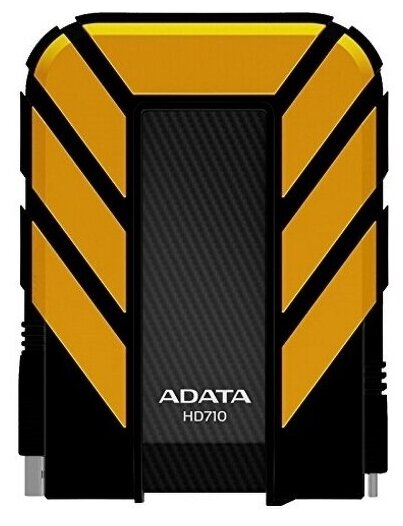 Внешний жесткий диск/ Portable HDD 2TB ADATA HD710 Pro (Yellow), IP68, USB 3.2 Gen1, 133x99x27mm, 390g /3 года/