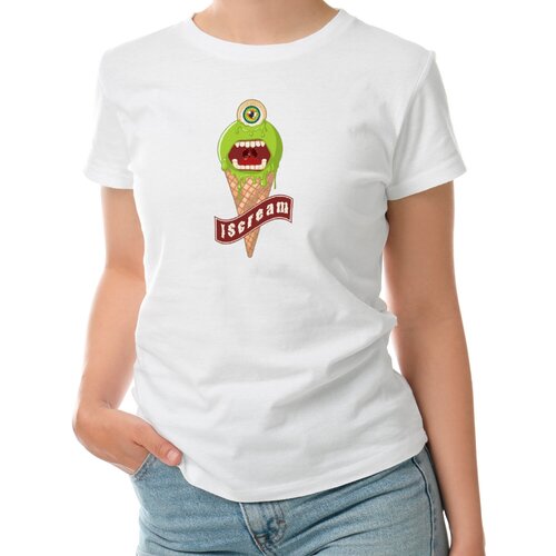 фото Футболка roly, размер s, белый