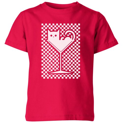 Футболка Us Basic, размер 14, розовый женская футболка кот в бокале s красный