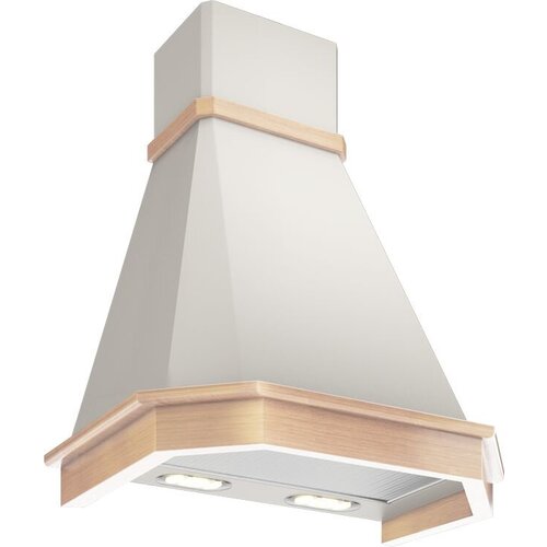 Вытяжка каминная Elikor Камин Грань 60П-650-П3Л без багета белый управление ползунковое 1 мотор 1199300₽