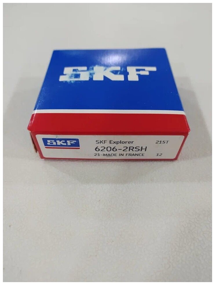 Подшипник SKF 6206-2RSH шариковый радиальный 30*62*16/0,201