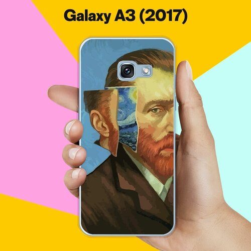 Силиконовый чехол на Samsung Galaxy A3 (2017) Ван Гог / для Самсунг Галакси А3 2017 полупрозрачный дизайнерский силиконовый чехол для самсунг галакси а3 2017 samsung galaxy a3 2017 единорог и радуга