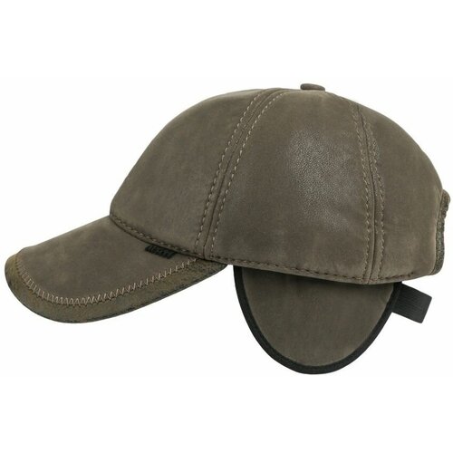 Бейсболка  зимняя, размер 59-60, хаки