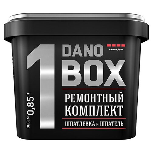 Шпатлевка для экcпресс-ремонта Danogips DanoBox1 с шпателем 0,85 л/1 кг