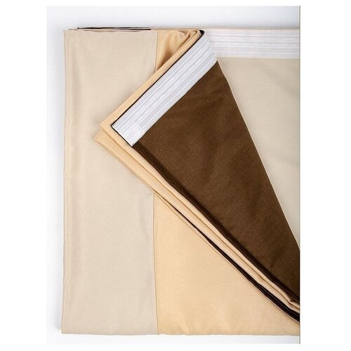 фото Комплект штор sola к313-1, карамель, 240*270 см - 2 шт