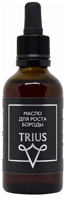 Питательное масло для ухода и роста бороды с перцем чили Trius Beard Growth Oil 50 мл