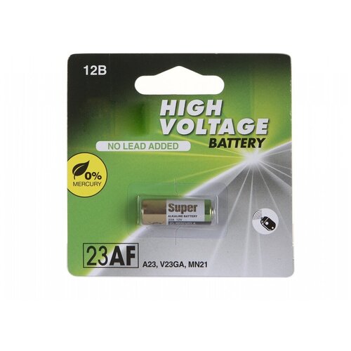 Батарейка A23 - GP High Voltage A23 23AFRA-2F1 (1 штука) батарейка gp batteries super d lr20 1 5 в 2 шт