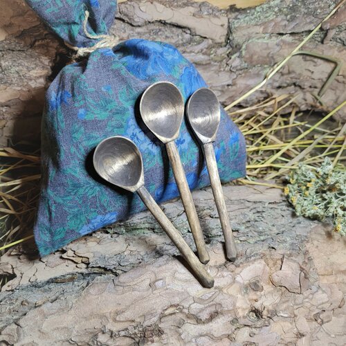 Ложки деревянные чайные для меда 3 штуки длина 13 см 