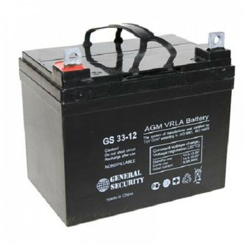 General Security Аккумулятор General Security GS 33-12 аккумулятор general security 12v 1 2ah gs1 2 12