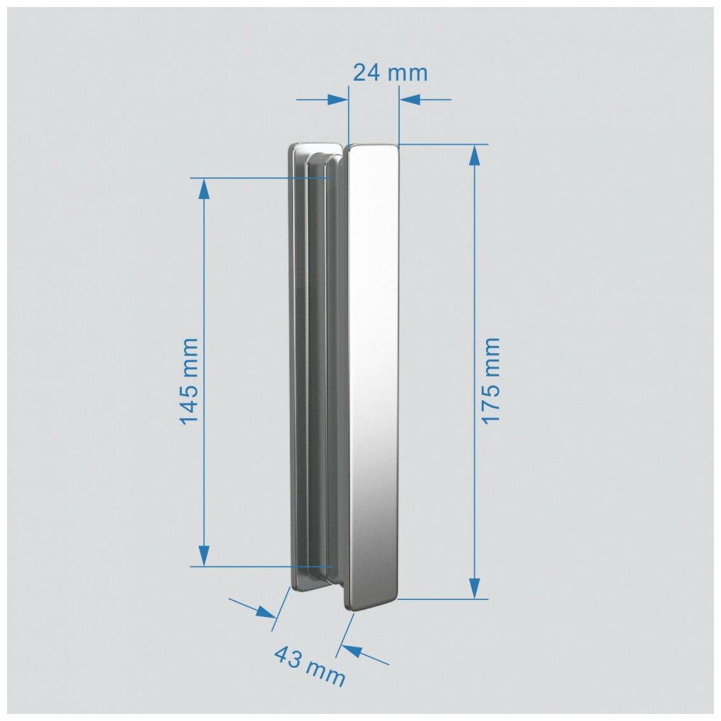 Душевой уголок Abber Sonnenstrand AG07120-S80, профиль хром, стекло прозрачное 120x80x195 - фотография № 3