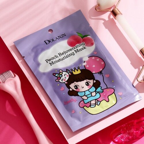Маска тканевая увлажняющая для лица с экстрактом персика 2шт 381₽