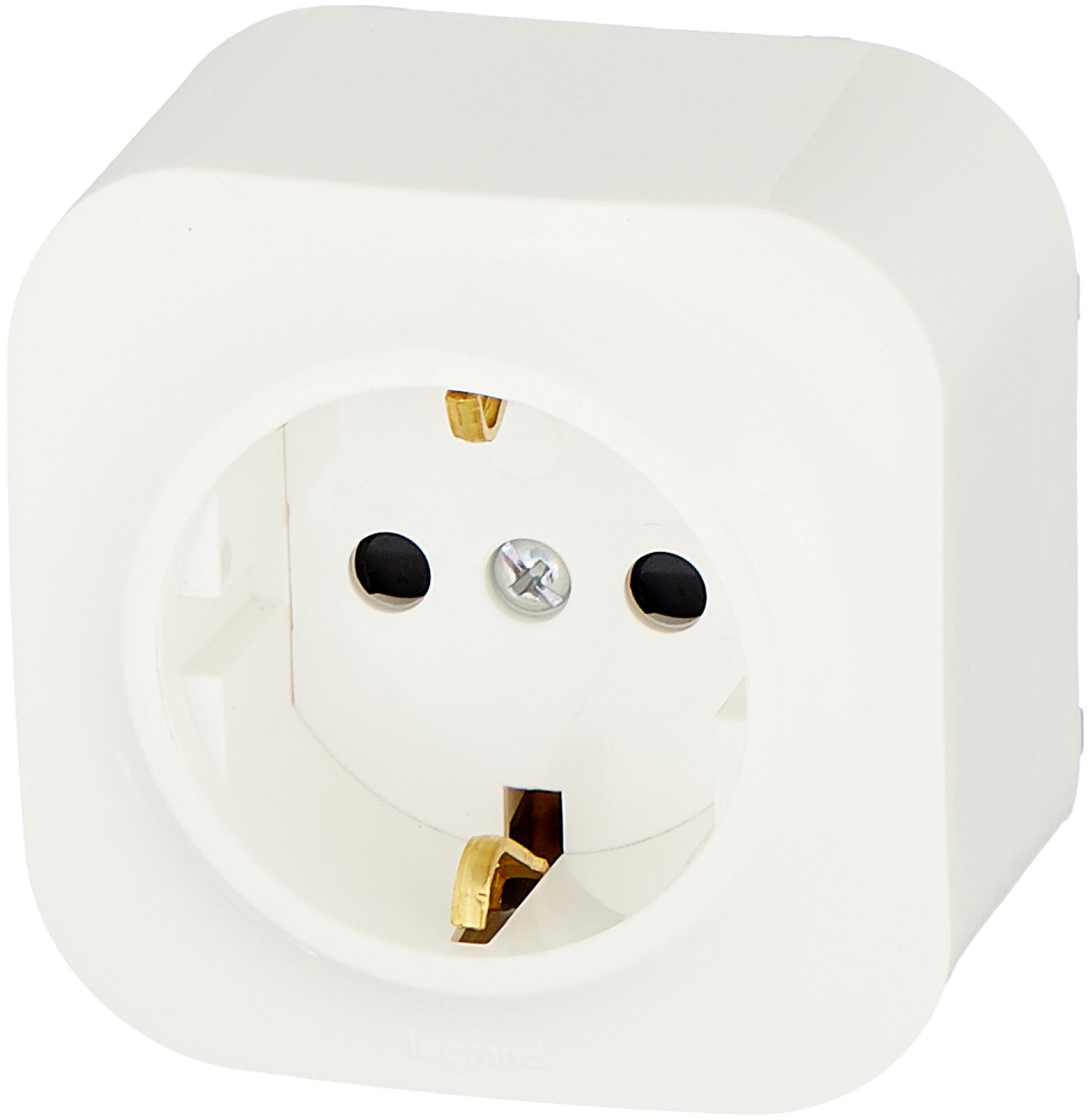 фото Розетка Legrand 782220 Quteo, 16 А, с защитной шторкой, с заземлением