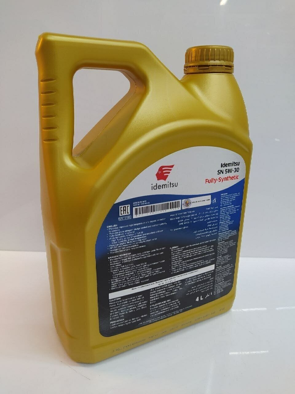 Моторное масло синтетическое IDEMITSU 5W-30 SN, 4 л, арт. 30011328746