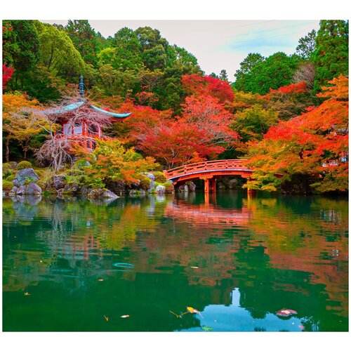 Фотообои на стену URBAN Design UD3-108 Осенний сад в Японии, 300 х 270 см, флизеиновые