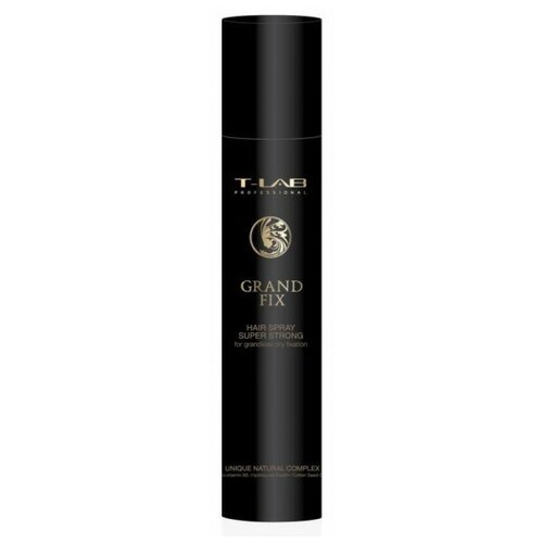 T-Lab Лак профессиональный для волос супер-сильной фиксации. GRAND FIX Hair Spray Super Strong 300 ml