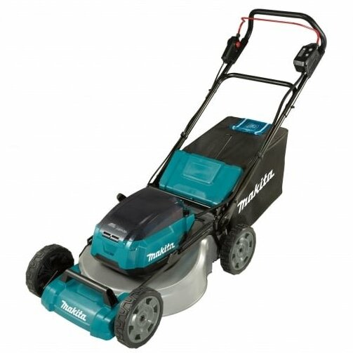 Аккумуляторная газонокосилка MAKITA DLM530PT2 (LXT BL 2х18В, 1600Вт, дека 53см, травосборник 70л,4в1,ADT,XPT,BL1850Bx2шт.DC18RD)