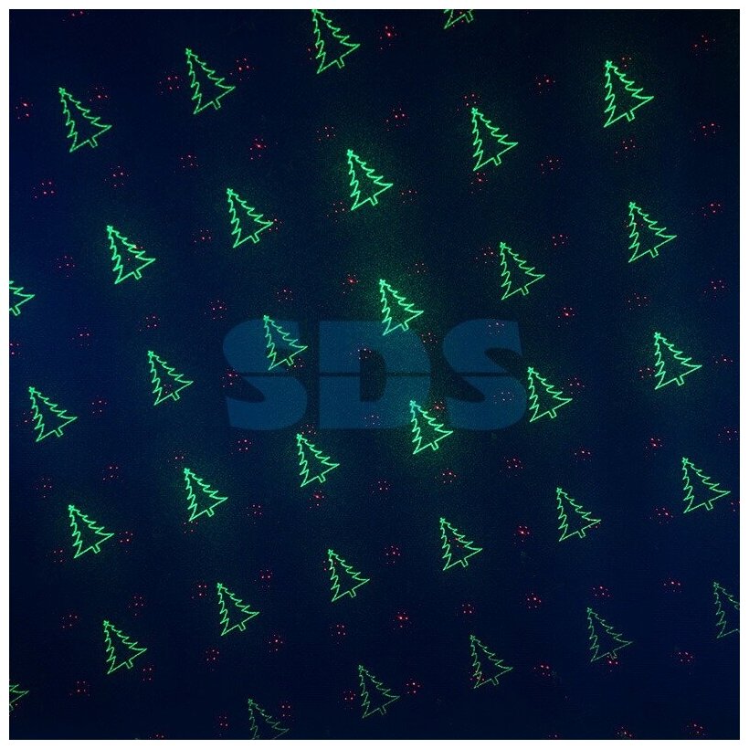 Проектор Neon-Night лазерный, метеоритный дождь, 220В, хаотичная смена цвета, красный и зеленый цвет, IP44 - фотография № 4