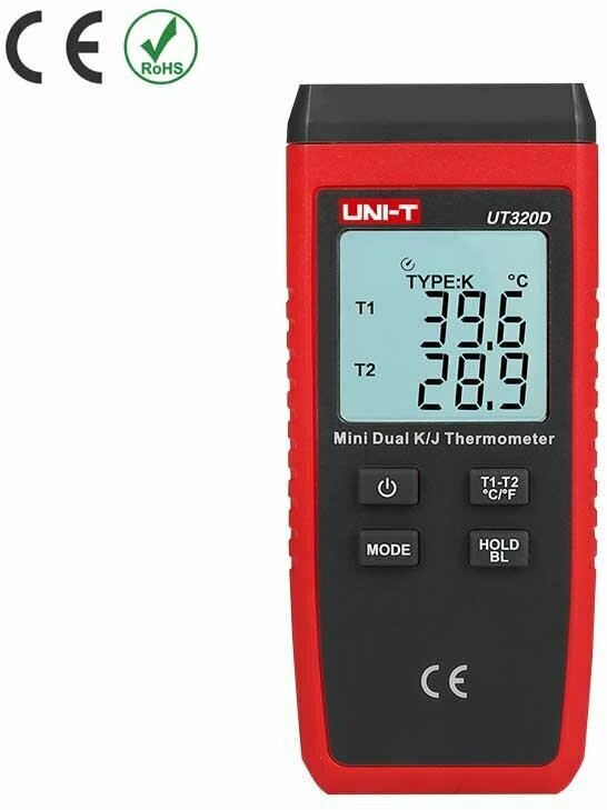 Миниатюрный термометр контактного типа UNI-T UT320D