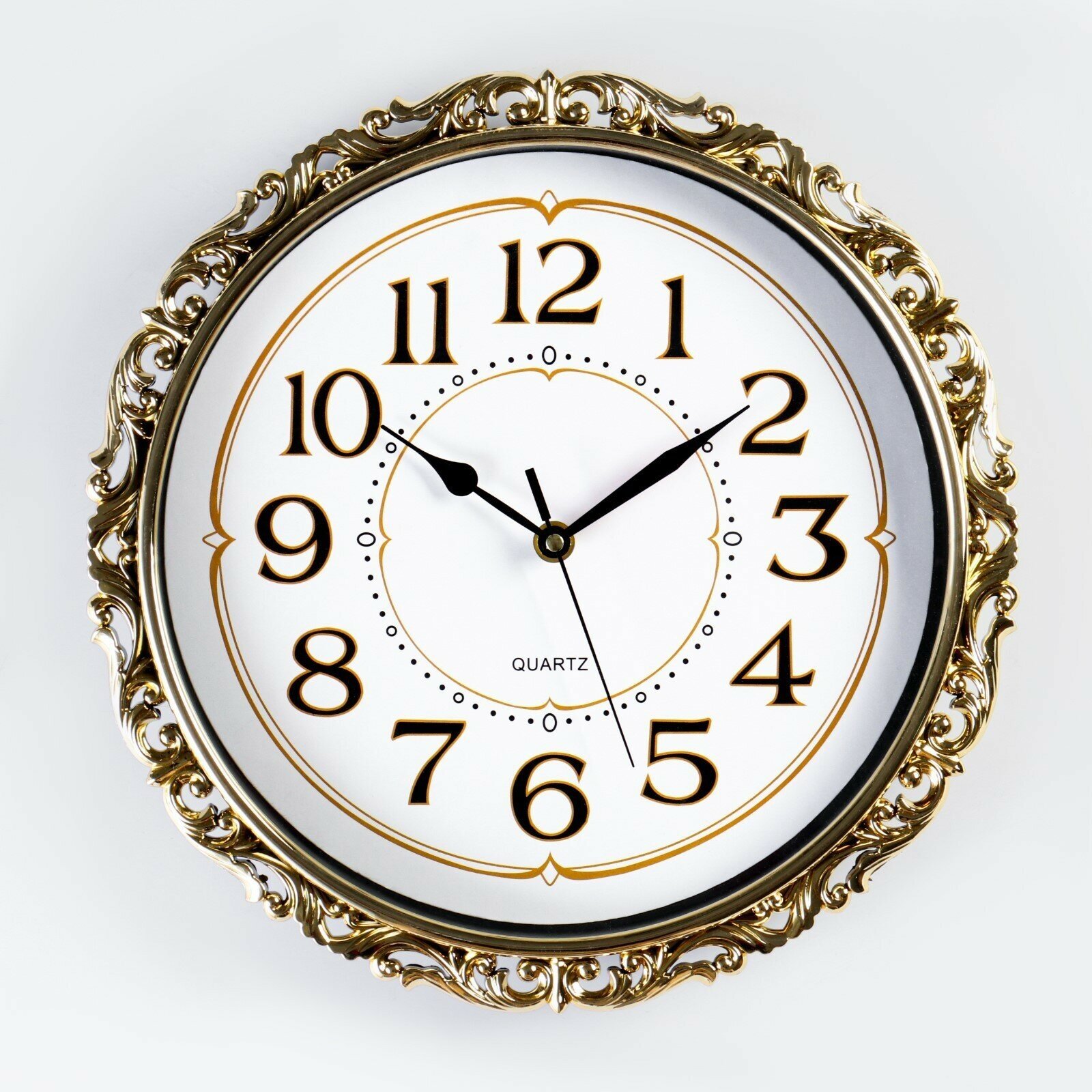 Часы настенные, серия: Интерьер, "Фелиция", дискретный ход, d-31 см, 1 АА