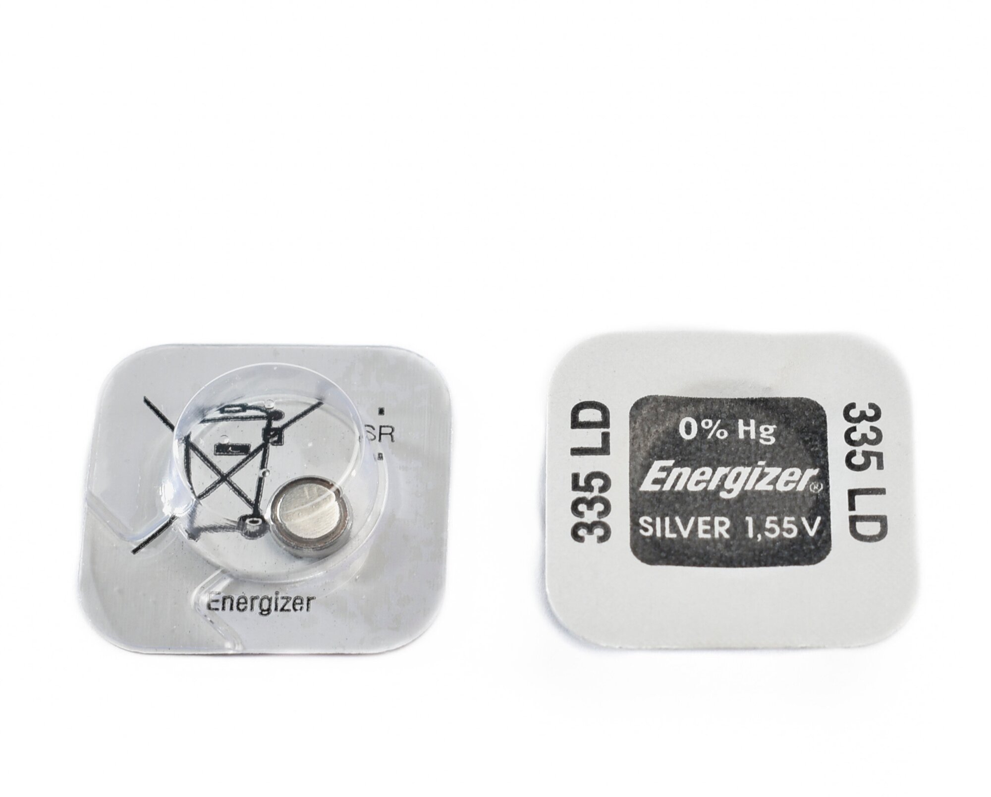 Батарейки для часов серебряно-цинковые ENERGIZER Silver Oxide SR 335, 1 шт.