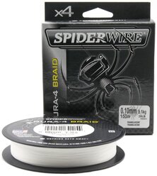 "Плетеная леска Spiderwire Dura4 Braid Полупрозрачная 150m 0,10mm / 9,1kg-20lb Tran"